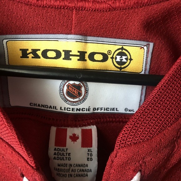 NWT Phoenix Coyotes Koho Team Autographed NHL Jersey Red White Men’s Size XL - Picture 5 of 9